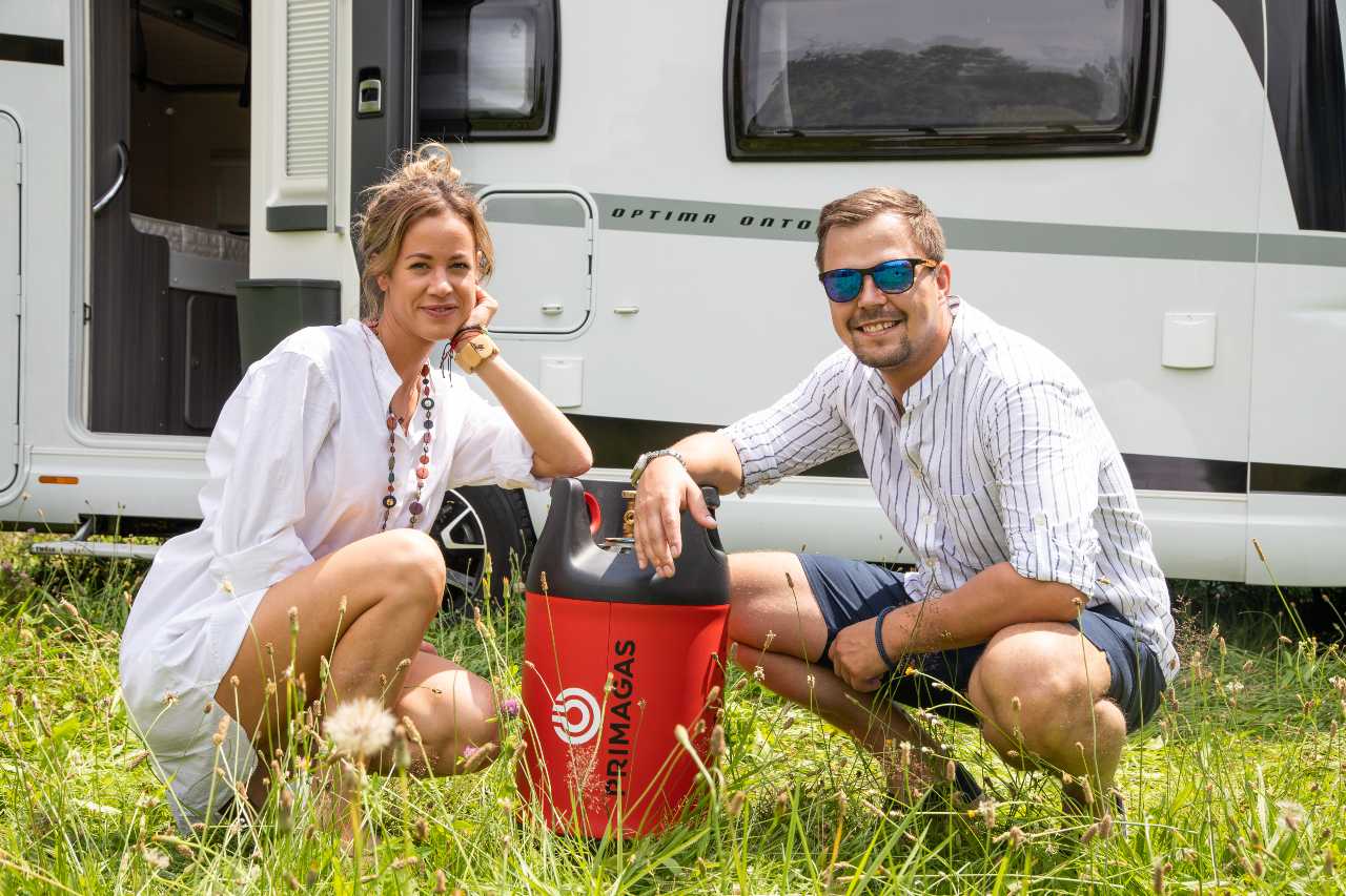 Čistý propan v kompozitní láhvi